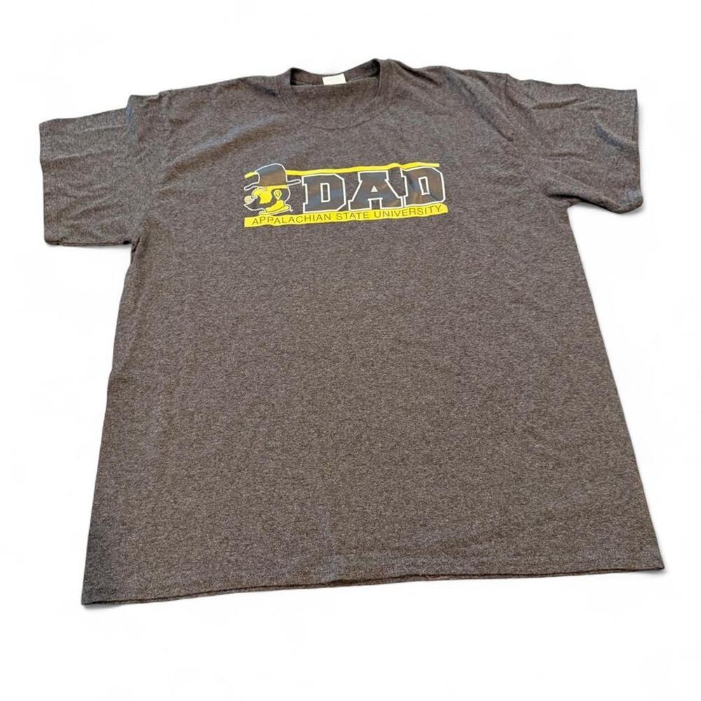Appalachian State University Mountaineers Dad Gray Graphic Tee Shirt XL